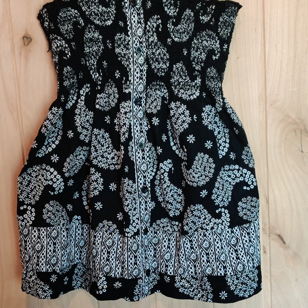 Route 66 Black & White Spaghetti Tank Top - Picture 2 of 7